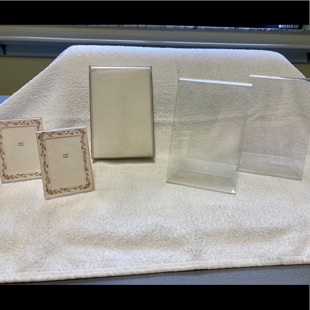Bundle of Lucite Picture Frames